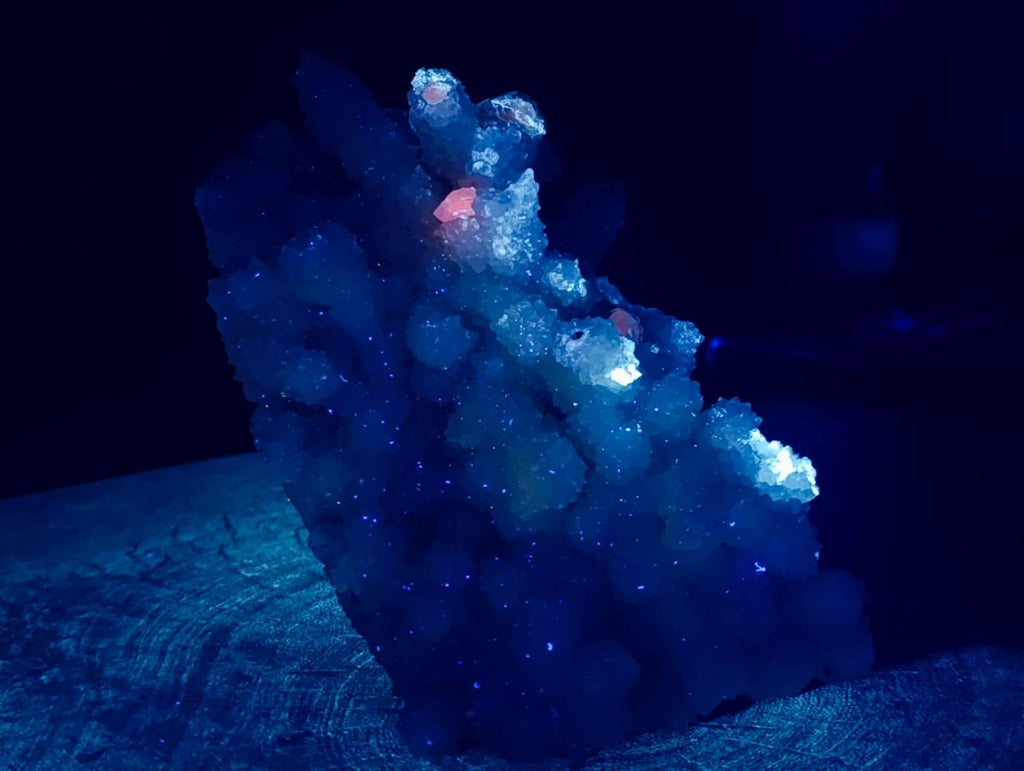 Natural Drusy Snow Finger Quartz Coated Clusters x 2 From Albert's Mountain, Lesotho - Toprock Gemstones and Minerals 