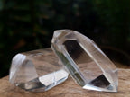 Polished Double Terminated Clear and Smokey Quartz Crystals x 24 From Madagascar - Toprock Gemstones and Minerals 