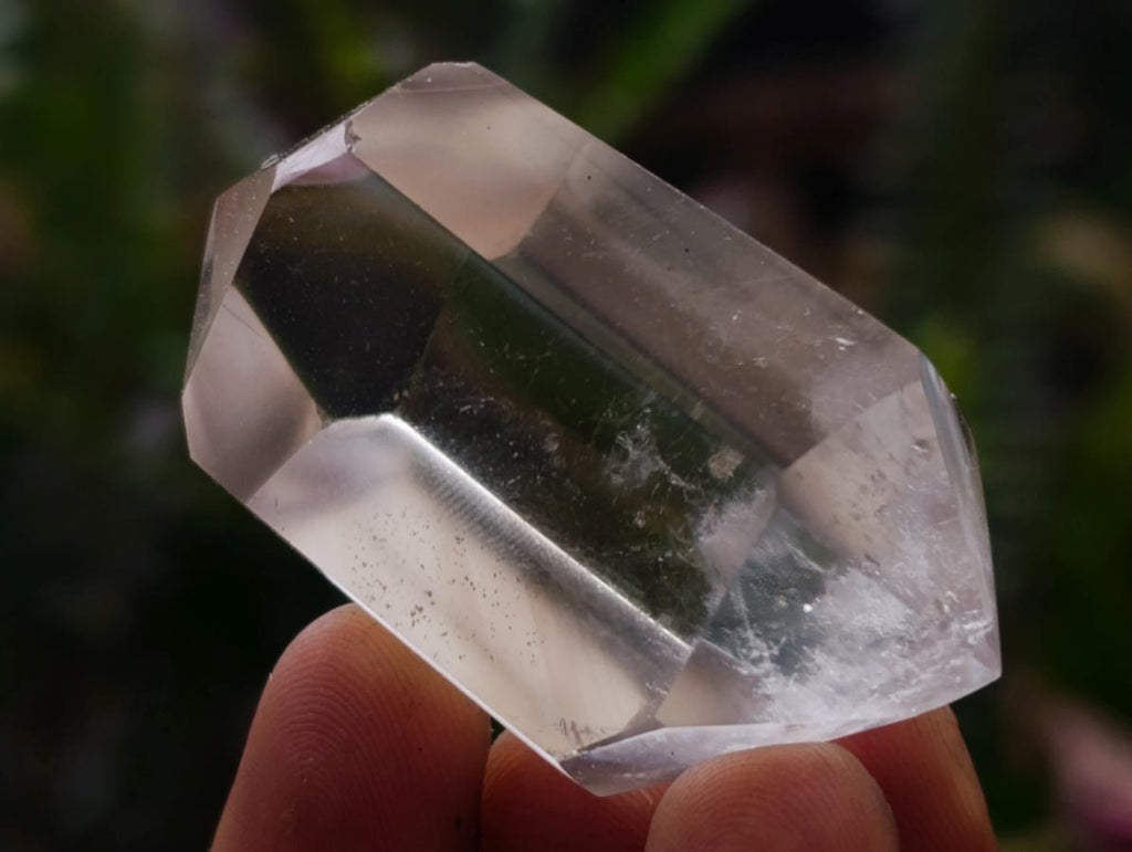 Polished Double Terminated Clear and Smokey Quartz Crystals x 24 From Madagascar - Toprock Gemstones and Minerals 