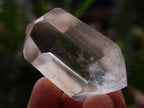 Polished Double Terminated Clear and Smokey Quartz Crystals x 24 From Madagascar - Toprock Gemstones and Minerals 