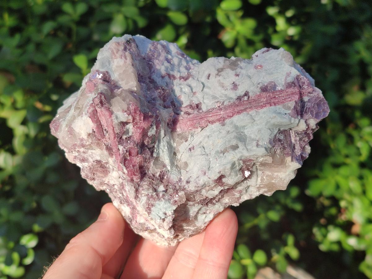 Natural Pink Rubellite Tourmaline Specimens x 2 From Karibib, Namibia - Toprock Gemstones and Minerals 