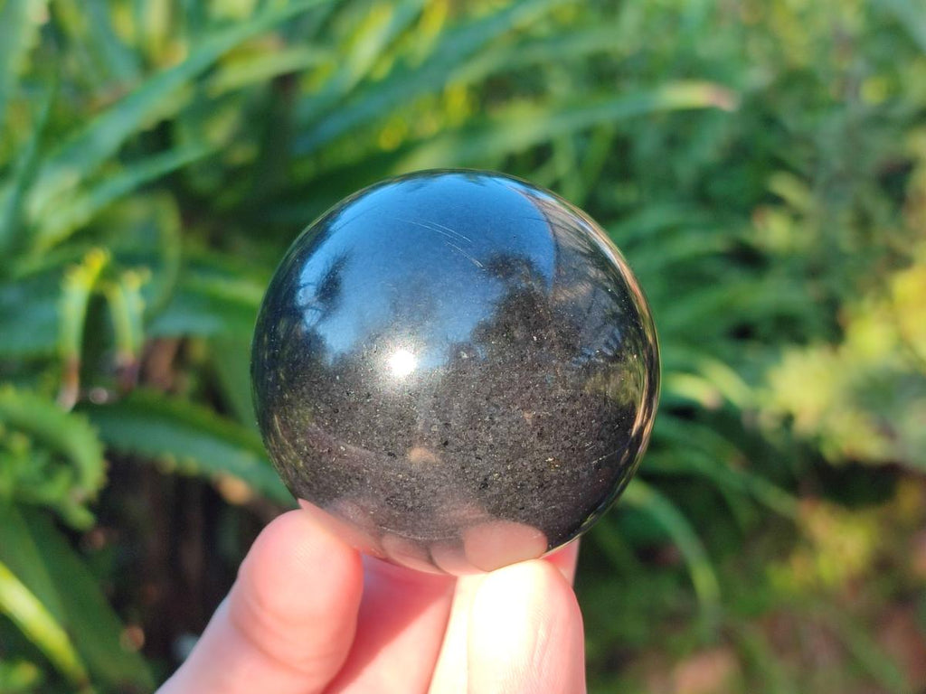 Polished Black Basalt Spheres x 12 From Madagascar - Toprock Gemstones and Minerals 