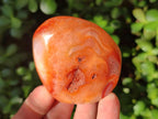 Polished Carnelian Agate Gemstone Standing Free Forms x 4 From Madagascar - Toprock Gemstones and Minerals 
