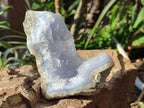 Natural Blue Lace Agate Geode Specimens x 6 From Nsanje, Malawi - Toprock Gemstones and Minerals 