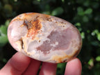 Polished Flower Agate Palm Stones x 12 From Antsahalova, Madagascar - Toprock Gemstones and Minerals 