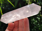 Polished Double Terminated Gemmy Rose Quartz Crystals x 12 From Madagascar - Toprock Gemstones and Minerals 
