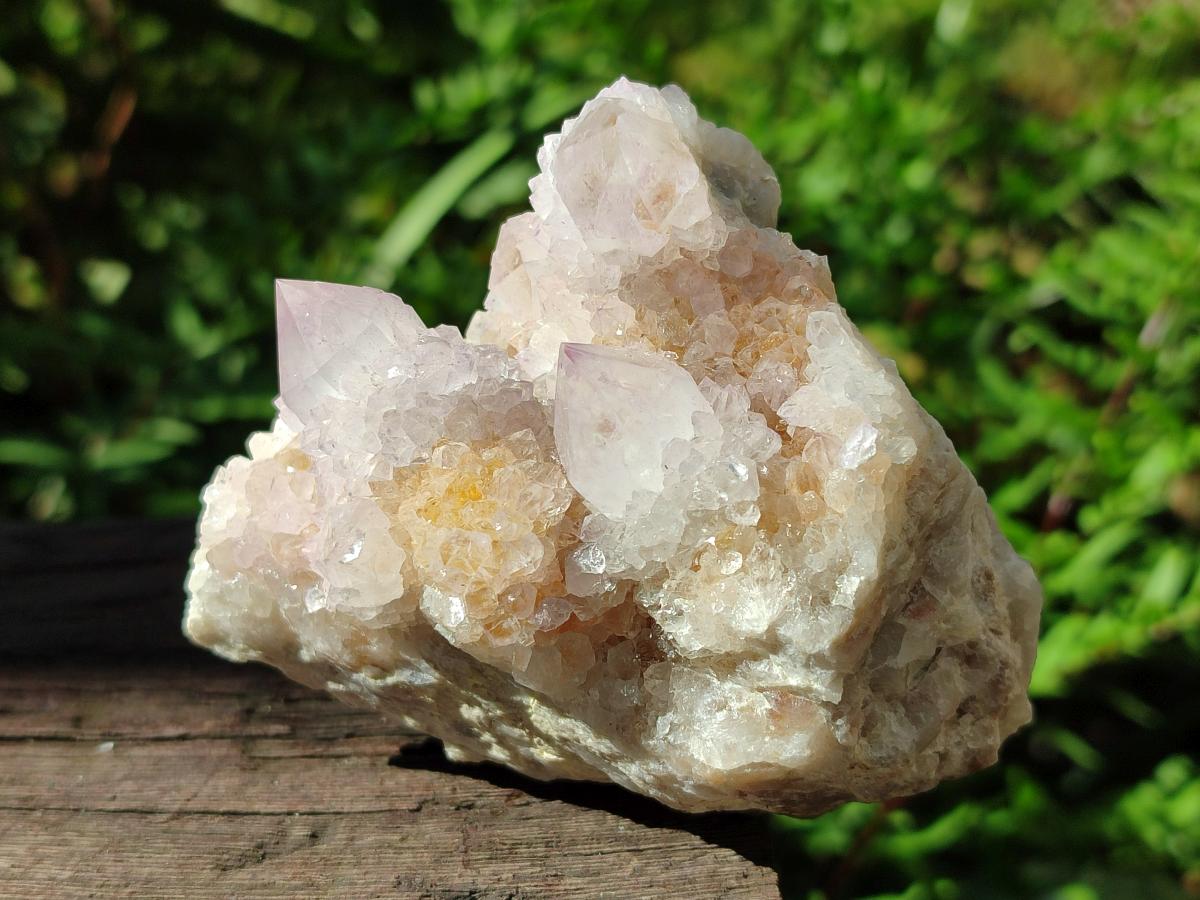 Natural Lilac Spirit Quartz Clusters x 4 From Boekenhouthoek, South Africa - Toprock Gemstones and Minerals 