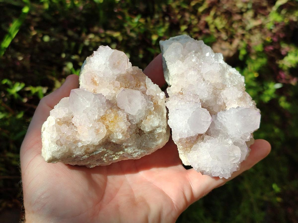 Natural Lilac Spirit Quartz Clusters x 4 From Boekenhouthoek, South Africa - Toprock Gemstones and Minerals 