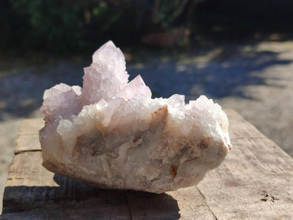 Natural Lilac Spirit Quartz Clusters x 4 From Boekenhouthoek, South Africa - Toprock Gemstones and Minerals 
