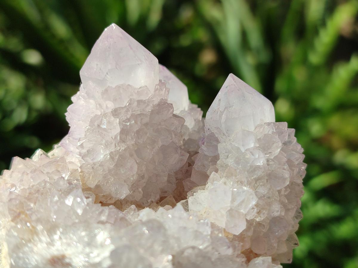 Natural Lilac Spirit Quartz Clusters x 4 From Boekenhouthoek, South Africa - Toprock Gemstones and Minerals 
