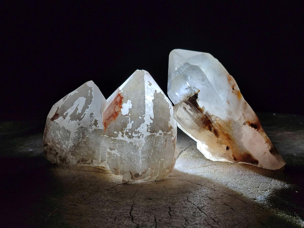 Natural Cascading Candle Quartz Crystals x 12 From Antsirabe, Madagascar - Toprock Gemstones and Minerals 