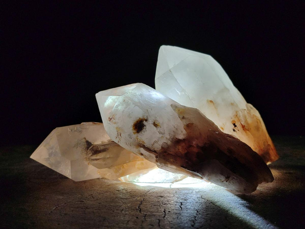 Natural Cascading Candle Quartz Crystals x 12 From Antsirabe, Madagascar - Toprock Gemstones and Minerals 