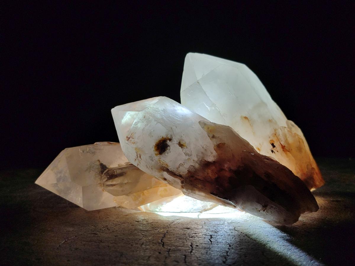 Natural Cascading Candle Quartz Crystals x 12 From Antsirabe, Madagascar - Toprock Gemstones and Minerals 