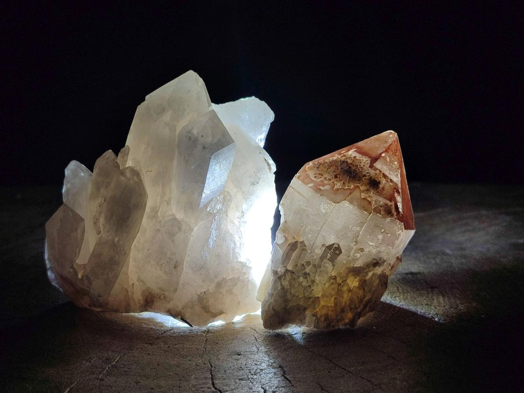 Natural Cascading Candle Quartz Crystals x 12 From Antsirabe, Madagascar - Toprock Gemstones and Minerals 