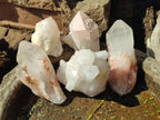 Natural Cascading Candle Quartz Crystals x 12 From Antsirabe, Madagascar - Toprock Gemstones and Minerals 