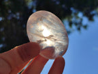 Polished Gemmy Lavender Rose Quartz Palm Stones x 24 From Madagascar - Toprock Gemstones and Minerals 