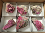 Natural Salrose Cobaltoan Dolomite with Malachite and Chrysocolla Specimens x 6 From Kakanda, Congo - Toprock Gemstones and Minerals 
