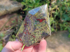 Polished Bastite Dragonsblood Stone Display Crystals x 3 From Tshipise, South Africa - Toprock Gemstones and Minerals 