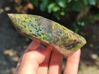Polished Bastite Dragonsblood Stone Display Crystals x 3 From Tshipise, South Africa - Toprock Gemstones and Minerals 