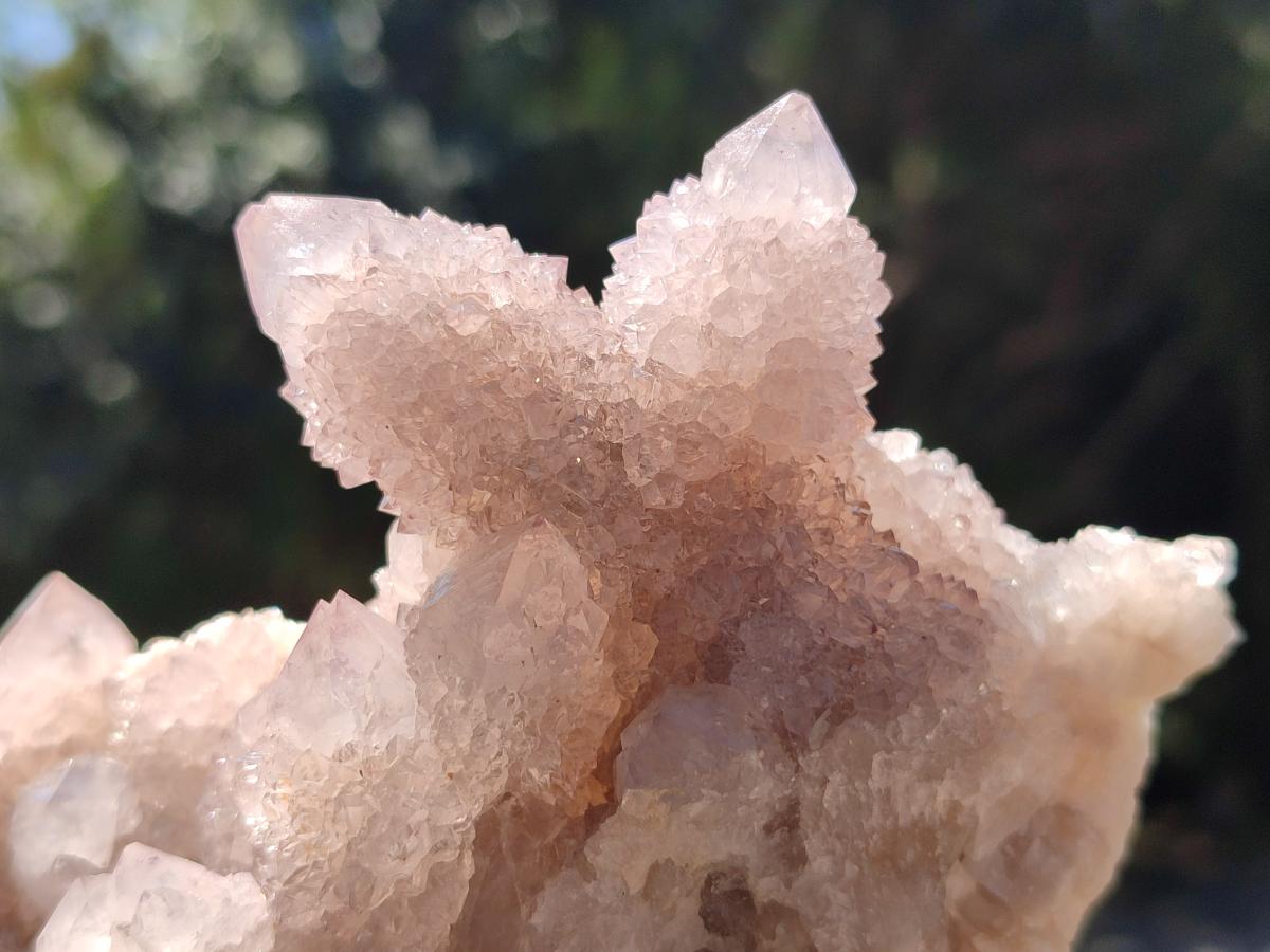 Natural Pale Lilac Amethyst Spirit Quartz Clusters x 3 From Boekenhouthoek, South Africa - Toprock Gemstones and Minerals 