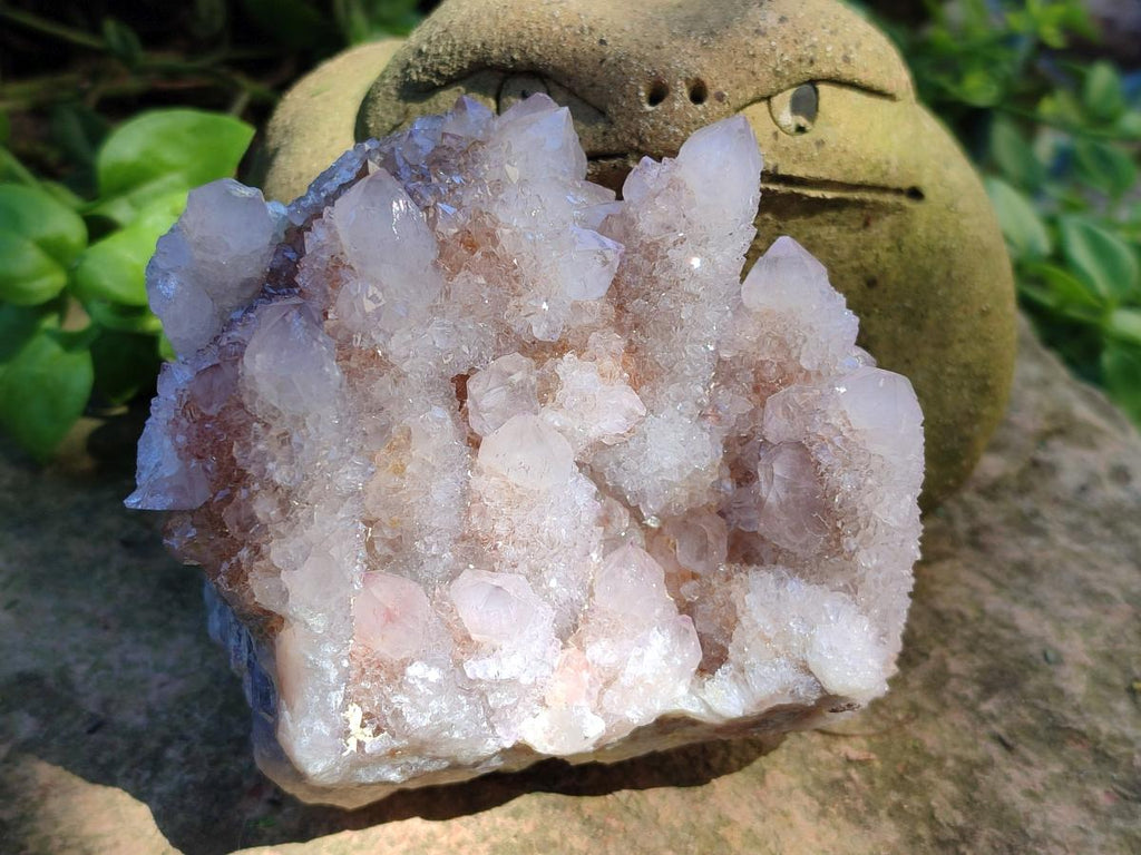 Natural Pale Lilac Amethyst Spirit Quartz Clusters x 3 From Boekenhouthoek, South Africa - Toprock Gemstones and Minerals 