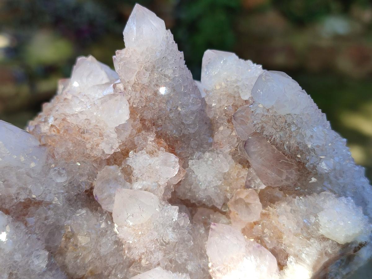 Natural Pale Lilac Amethyst Spirit Quartz Clusters x 3 From Boekenhouthoek, South Africa - Toprock Gemstones and Minerals 