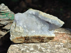 Natural Blue Lace Agate Geode Specimens x 6 From Nsanje, Malawi - Toprock Gemstones and Minerals 