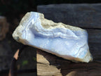 Natural Blue Lace Agate Geode Specimens x 6 From Nsanje, Malawi - Toprock Gemstones and Minerals 