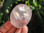 Polished Gemmy Rose Quartz Palm Stones x 24 From Madagascar - Toprock Gemstones and Minerals 