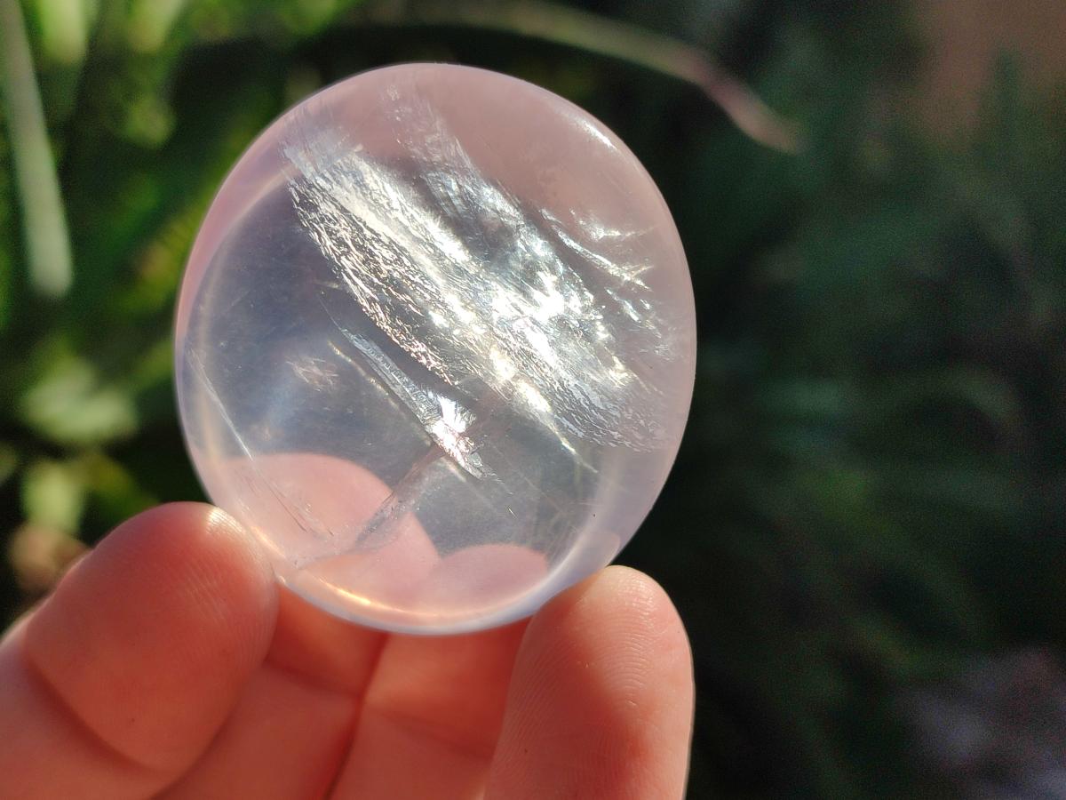 Polished Gemmy Rose Quartz Palm Stones x 24 From Madagascar - Toprock Gemstones and Minerals 
