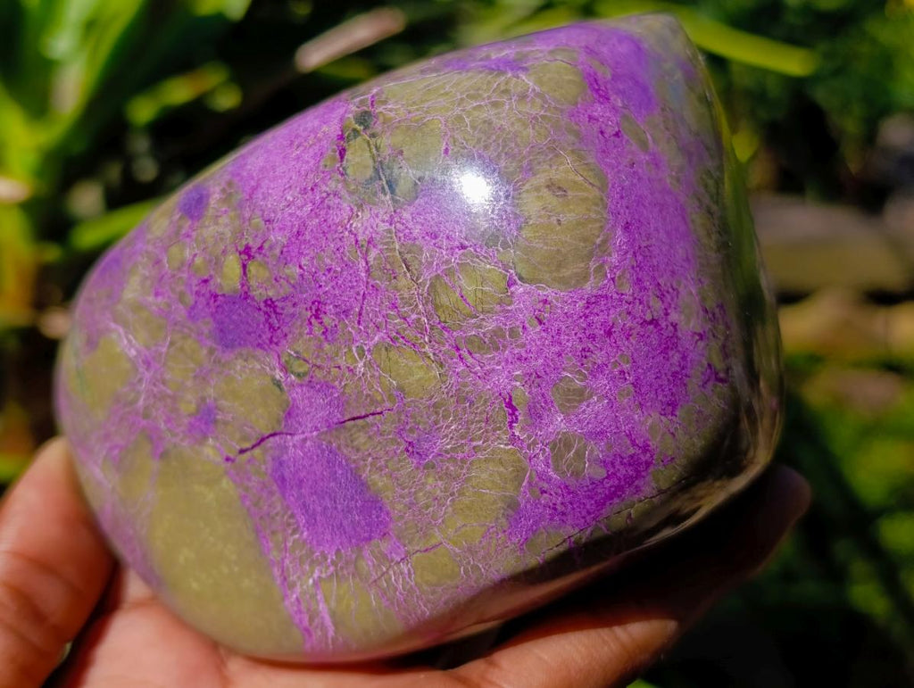 Polished Large Stichtite Standing Free Form x 1 From Barberton, South Africa - Toprock Gemstones and Minerals 
