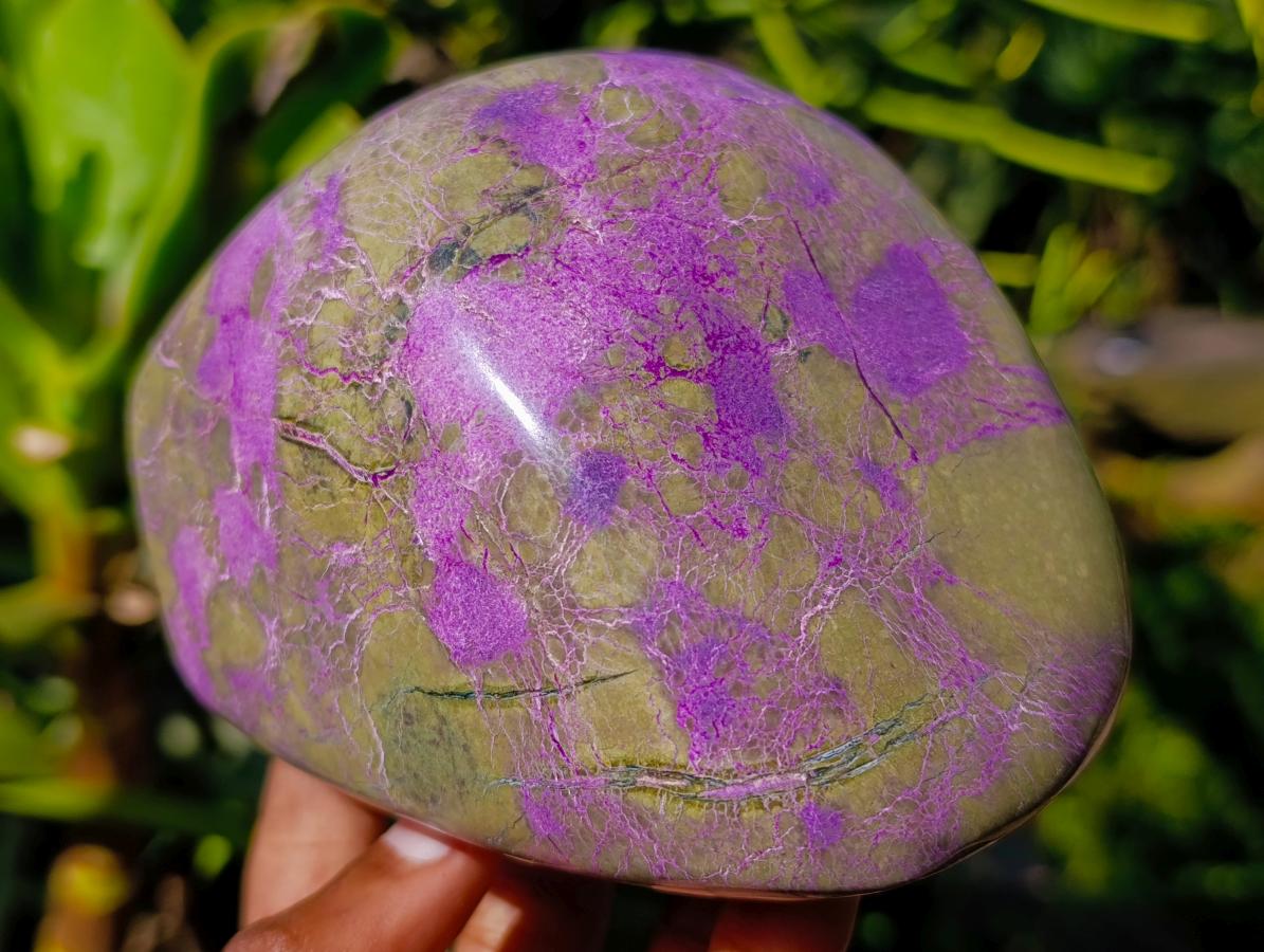 Polished Large Stichtite Standing Free Form x 1 From Barberton, South Africa - Toprock Gemstones and Minerals 