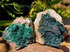 Natural Crystalline Malachite Specimens x 6 From Tenke Fungurume, Congo - Toprock Gemstones and Minerals 