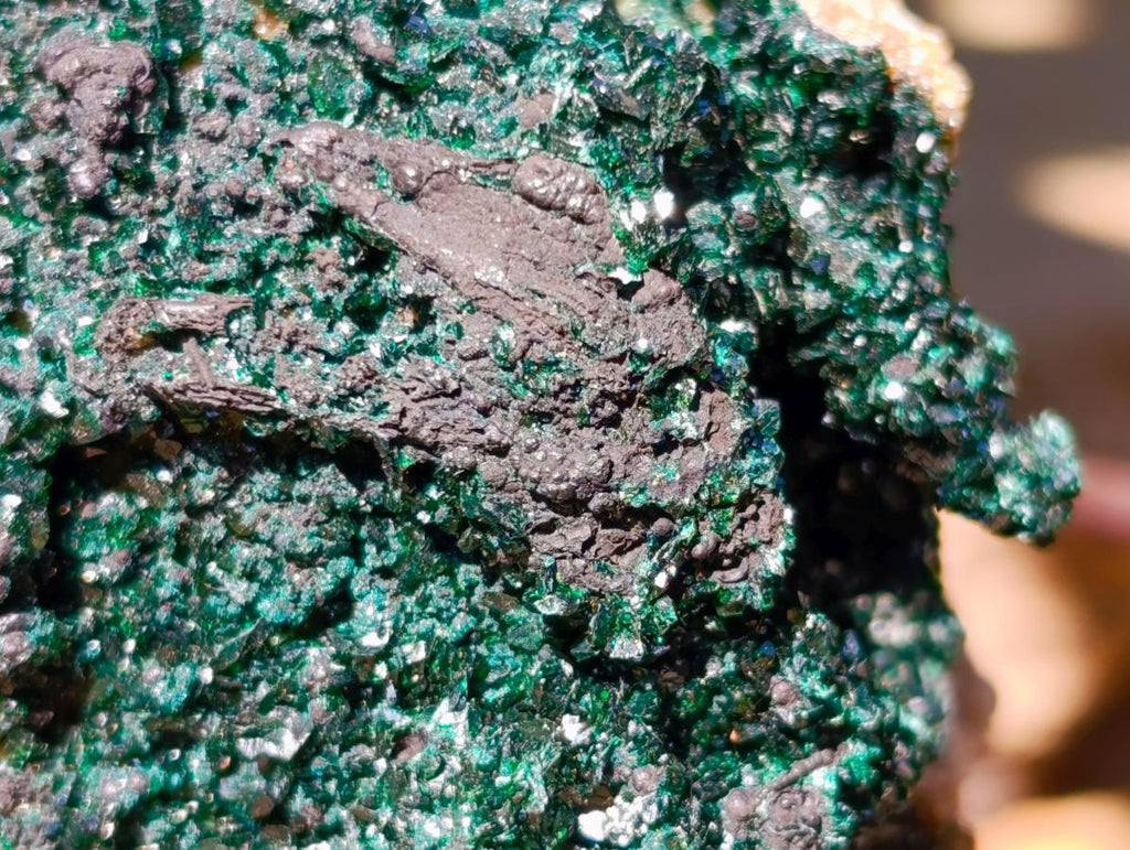 Natural Crystalline Malachite Specimens x 6 From Tenke Fungurume, Congo - Toprock Gemstones and Minerals 