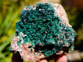 Natural Crystalline Malachite Specimens x 6 From Tenke Fungurume, Congo - Toprock Gemstones and Minerals 