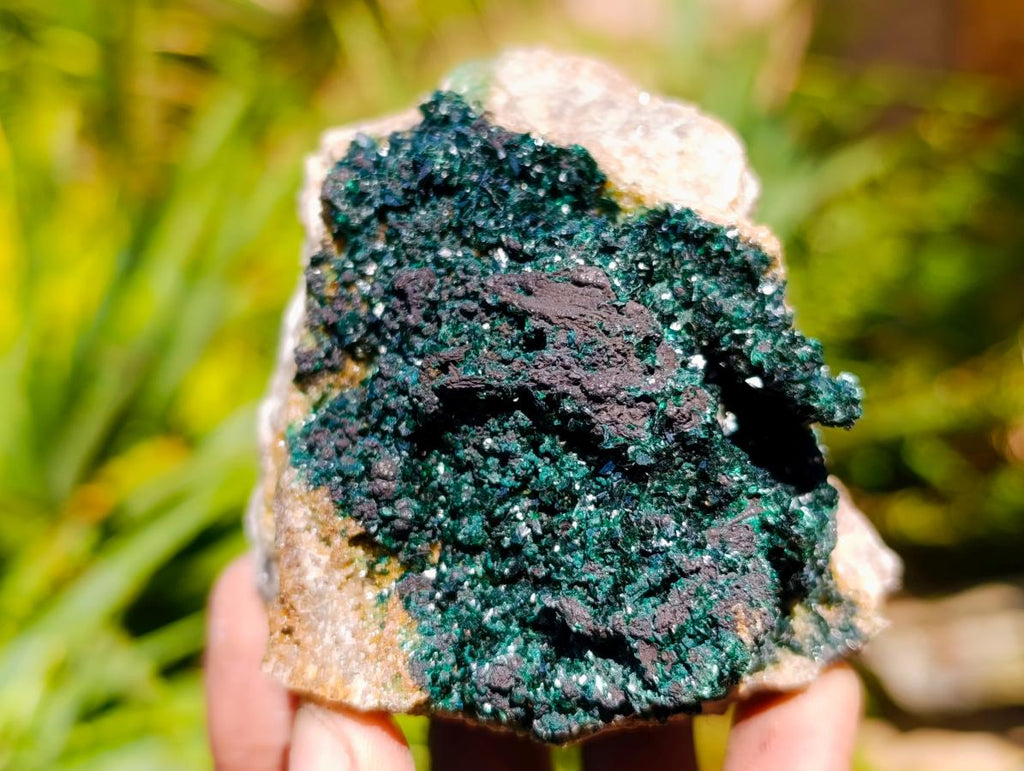 Natural Crystalline Malachite Specimens x 6 From Tenke Fungurume, Congo - Toprock Gemstones and Minerals 