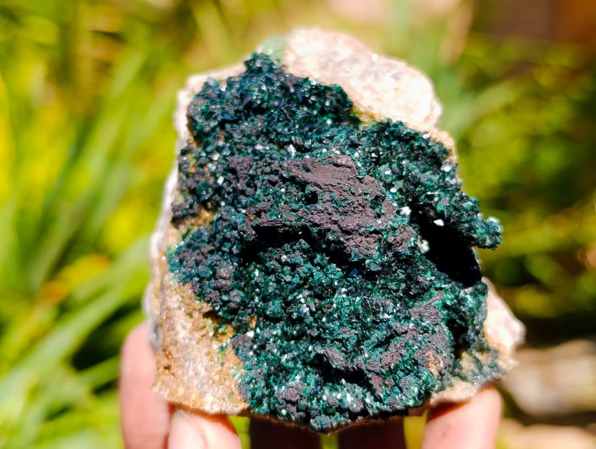 Natural Crystalline Malachite Specimens x 6 From Tenke Fungurume, Congo - Toprock Gemstones and Minerals 