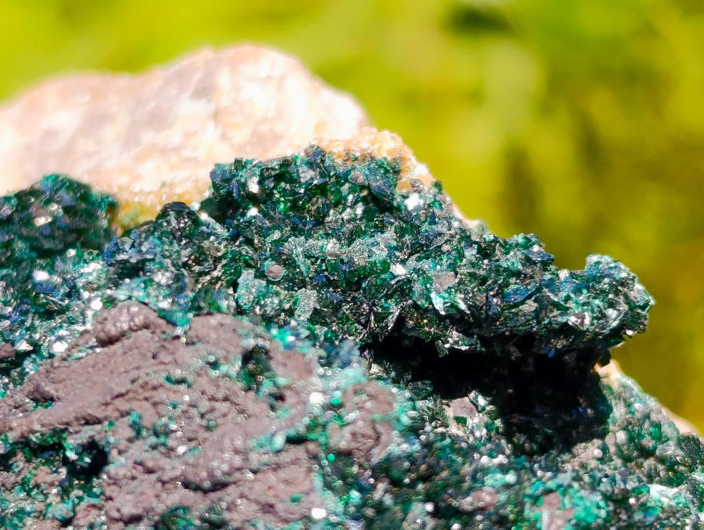Natural Crystalline Malachite Specimens x 6 From Tenke Fungurume, Congo - Toprock Gemstones and Minerals 
