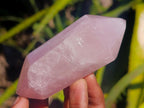 Polished Double Terminated Gemmy Rose Quartz Crystals x 6 From Madagascar - Toprock Gemstones and Minerals 