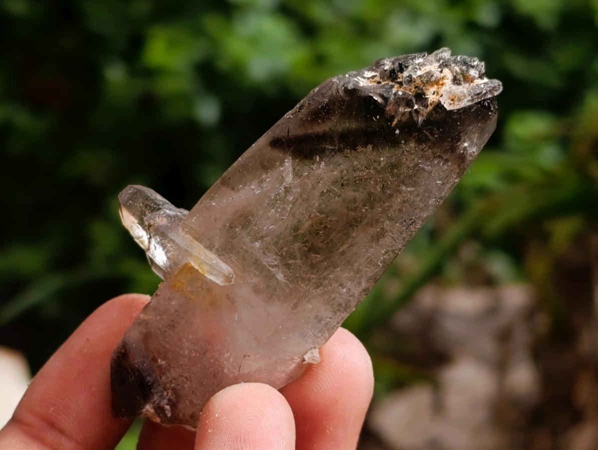 Natural Smokey Quartz Crystals x 35 From Mulanje, Malawi - Toprock Gemstones and Minerals 