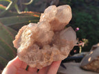 Natural White Phantom Cascading Smokey Luena Quartz Clusters x 2 From Luena, Congo - Toprock Gemstones and Minerals 