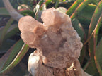Natural White Phantom Cascading Smokey Luena Quartz Clusters x 2 From Luena, Congo - Toprock Gemstones and Minerals 
