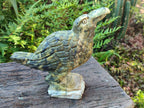 Hand Made Leopard Stone Raven Carving x 1 From Nyanga, Zimbabwe - Toprock Gemstones and Minerals 