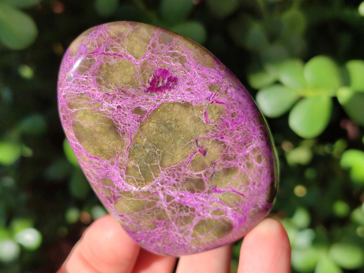 Polished Stichtite Standing Display Free Forms x 4 From Barberton, South Africa - Toprock Gemstones and Minerals 