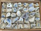 Natural Blue Lace Agate Geode Specimens x 35 From Nsanje, Malawi - Toprock Gemstones and Minerals 