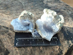 Natural Blue Lace Agate Geode Specimens x 35 From Nsanje, Malawi - Toprock Gemstones and Minerals 
