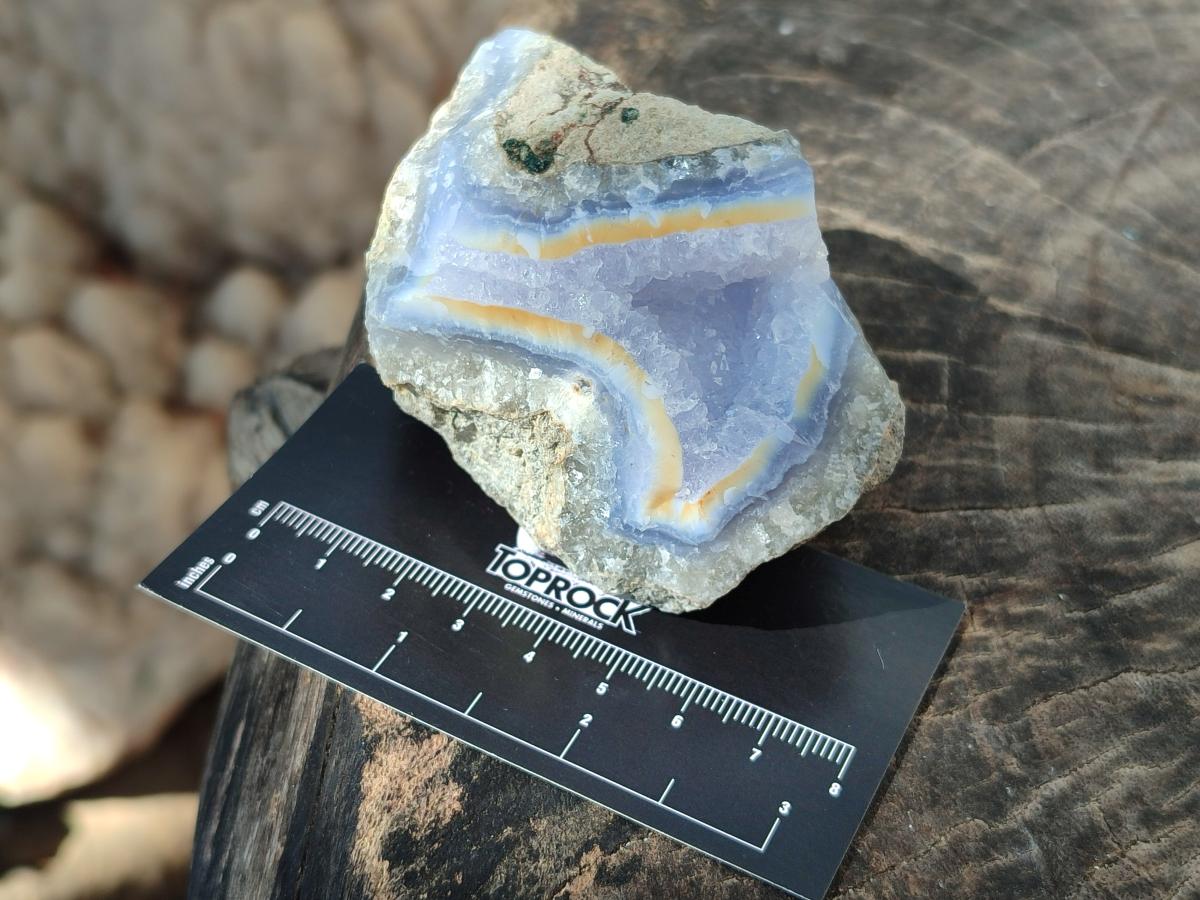 Natural Large Blue Lace Agate Geode Specimens x 6 From Nsanje, Malawi - Toprock Gemstones and Minerals 