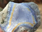 Natural Large Blue Lace Agate Geode Specimens x 6 From Nsanje, Malawi - Toprock Gemstones and Minerals 