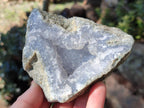 Natural Large Blue Lace Agate Geode Specimens x 6 From Nsanje, Malawi - Toprock Gemstones and Minerals 