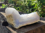Natural Large Blue Lace Agate Geode Specimens x 6 From Nsanje, Malawi - Toprock Gemstones and Minerals 